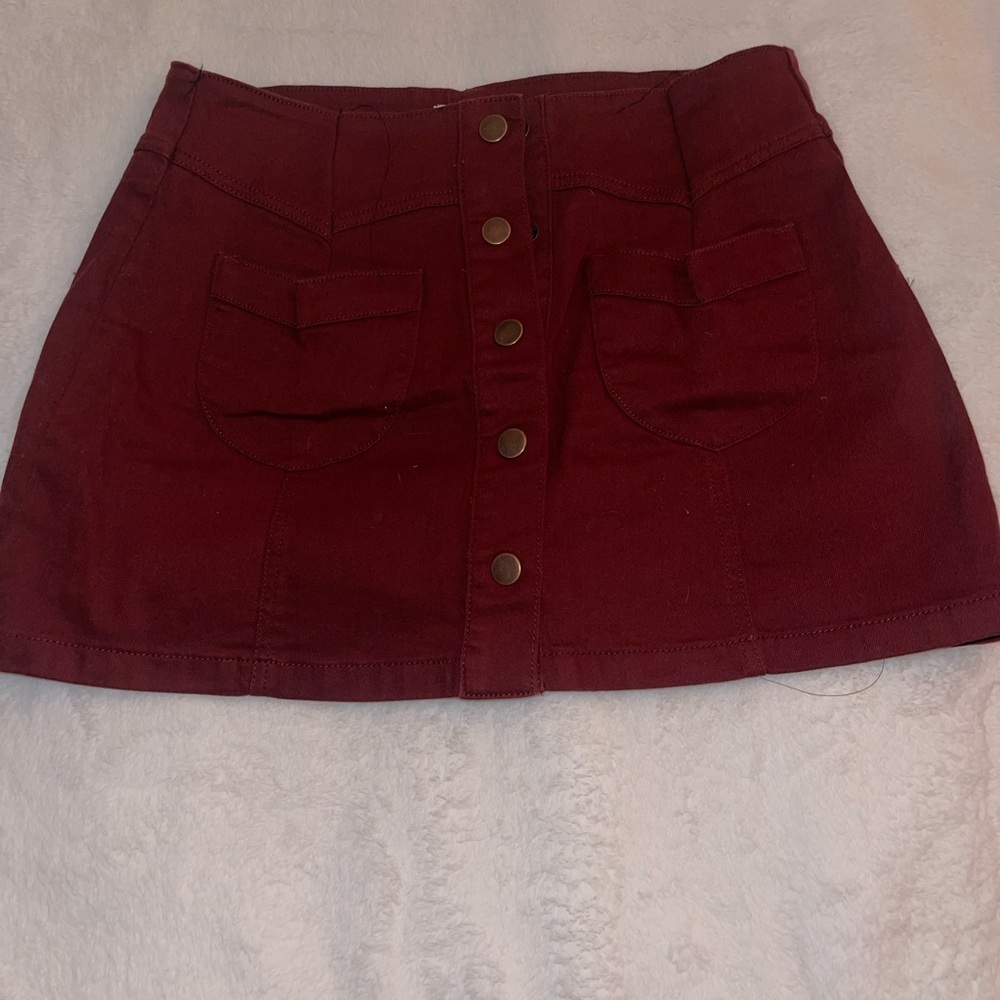 cargo mini skirt